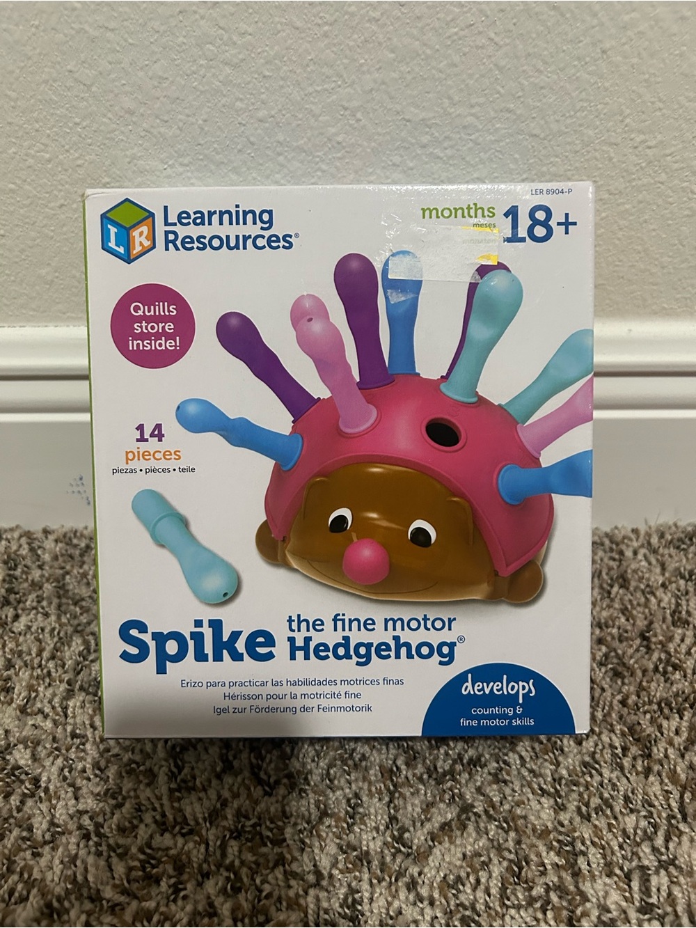 Spike the Fine Motor Hedgehog - Learning Resources